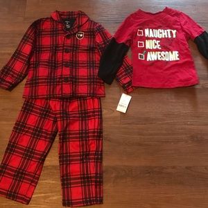 Boys 3T Christmas Santa bundle